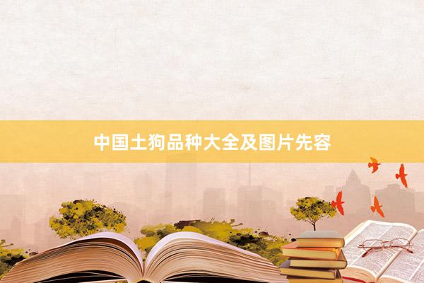 中国土狗品种大全及图片先容